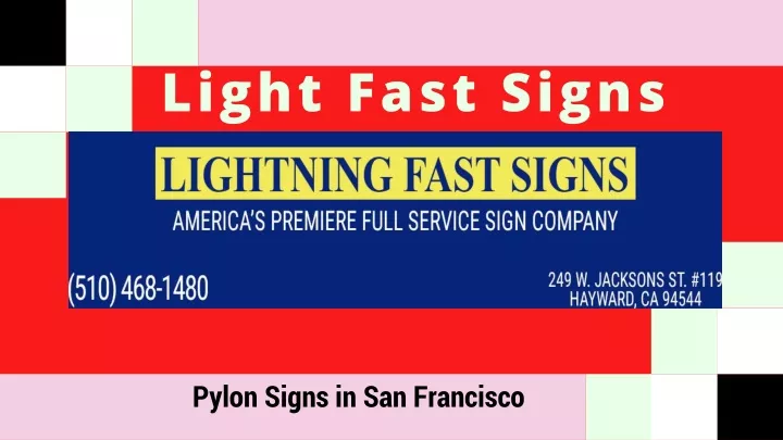 light fast signs