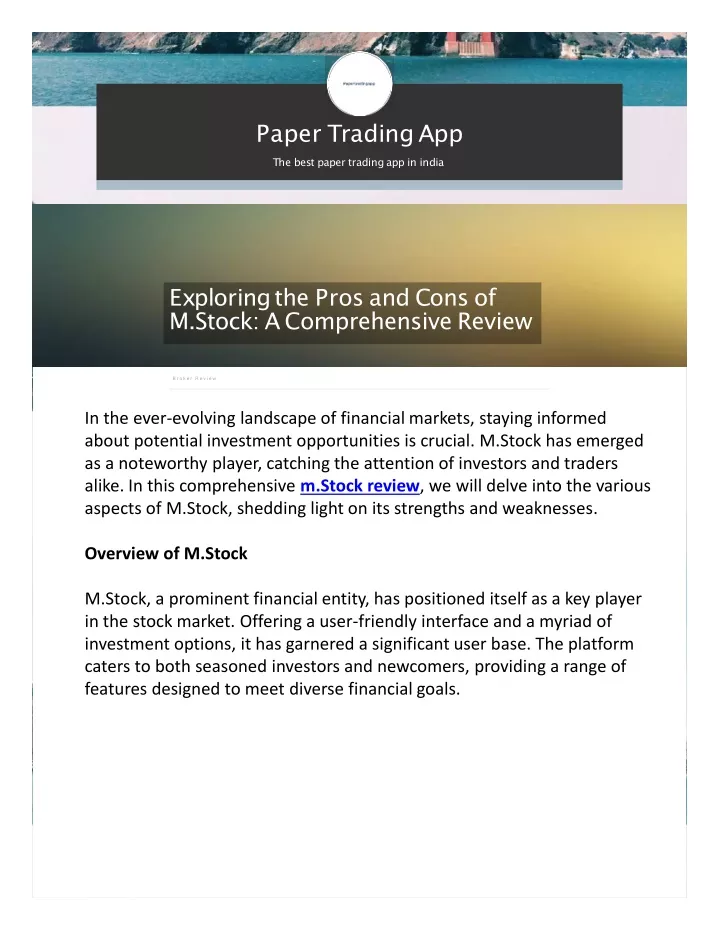 paper tradingapp the best paper tradingapp