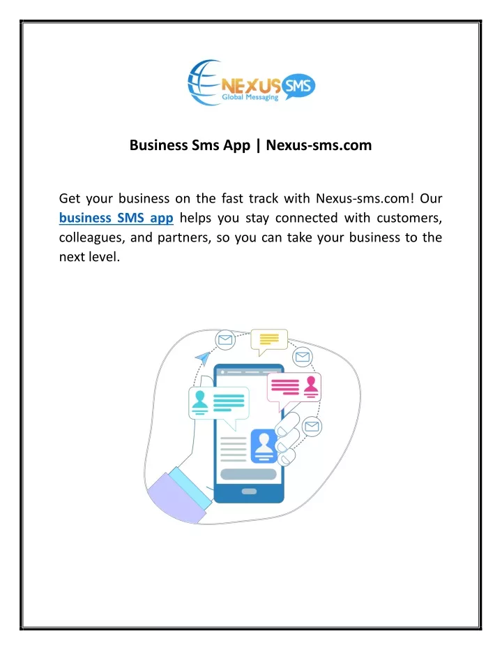 business sms app nexus sms com