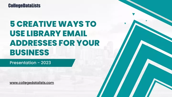 5 creative ways to use library email addresses