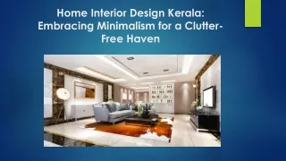 Home Interior Design Kerala