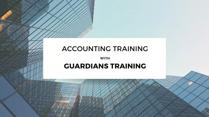 accounting training