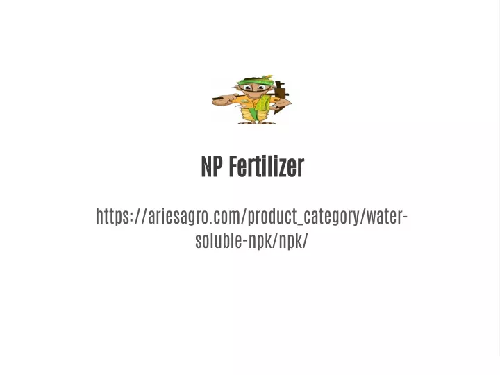 np fertilizer