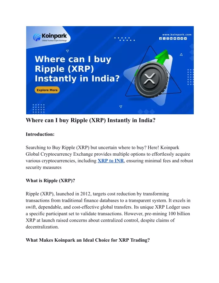 where can i buy ripple xrp instantly in india