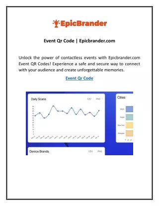 Event Qr Code | Epicbrander.com