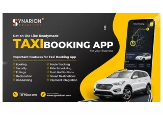 Get an Ola Like Readymade Taxi Booking App for your Business