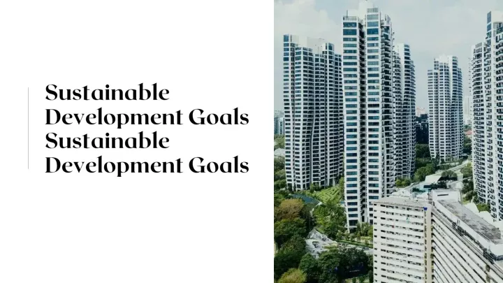 sustainable development goals sustainable
