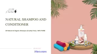 natural shampoo and conditioner