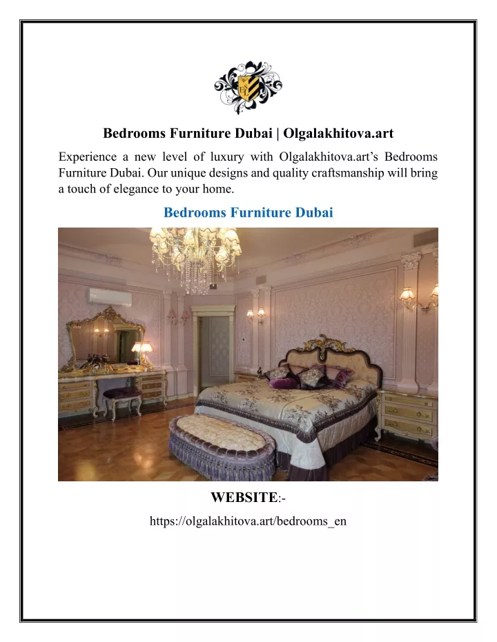 bedrooms furniture dubai olgalakhitova art