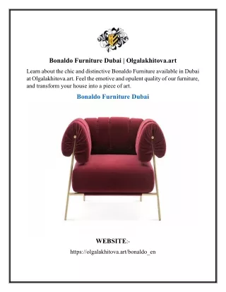 Bonaldo Furniture Dubai  Olgalakhitova.art