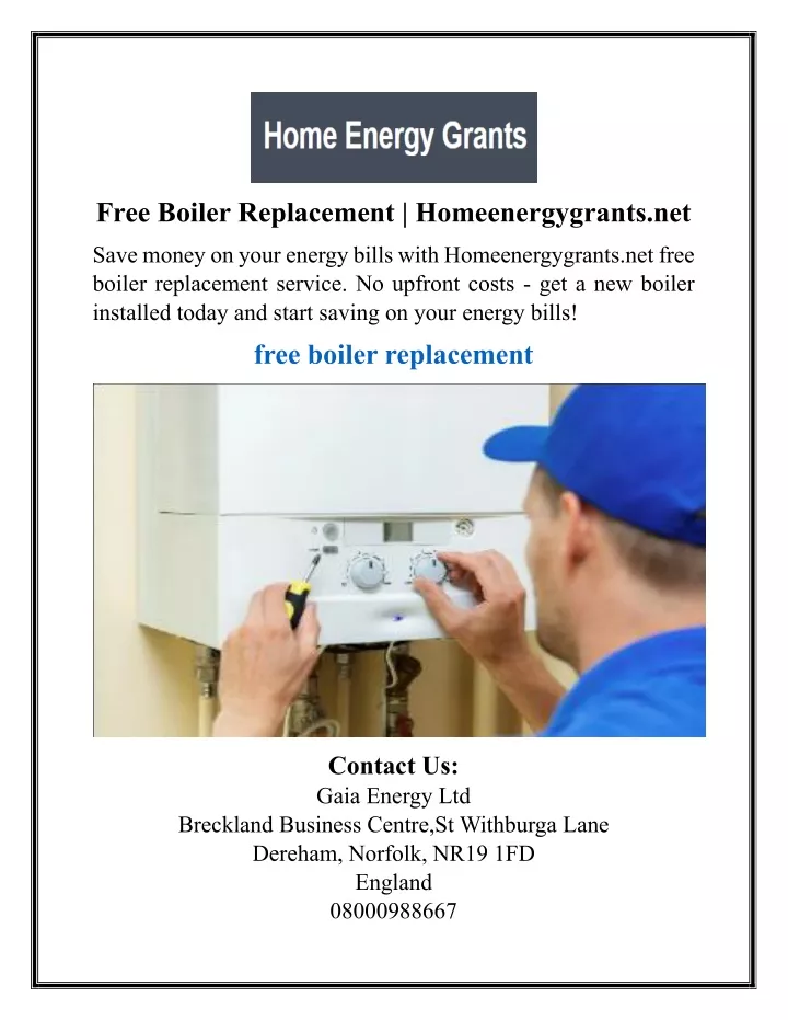 free boiler replacement homeenergygrants net