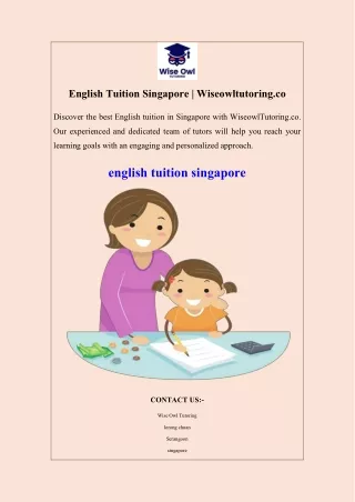 english tuition singapore