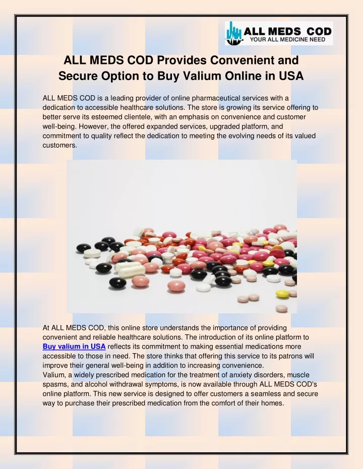 all meds cod provides convenient and secure