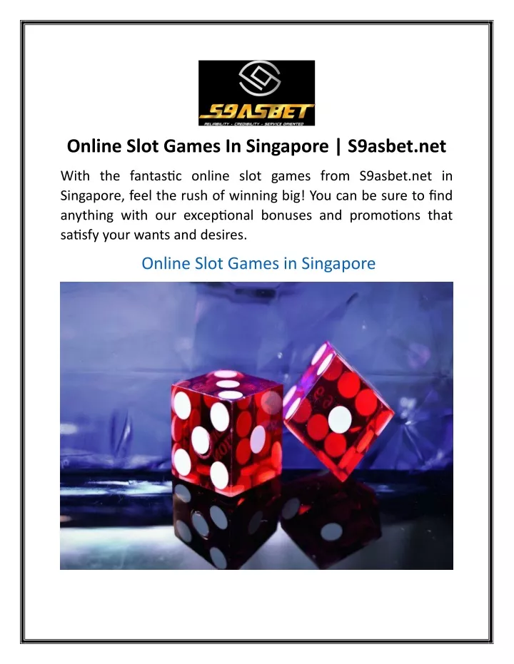 online slot games in singapore s9asbet net
