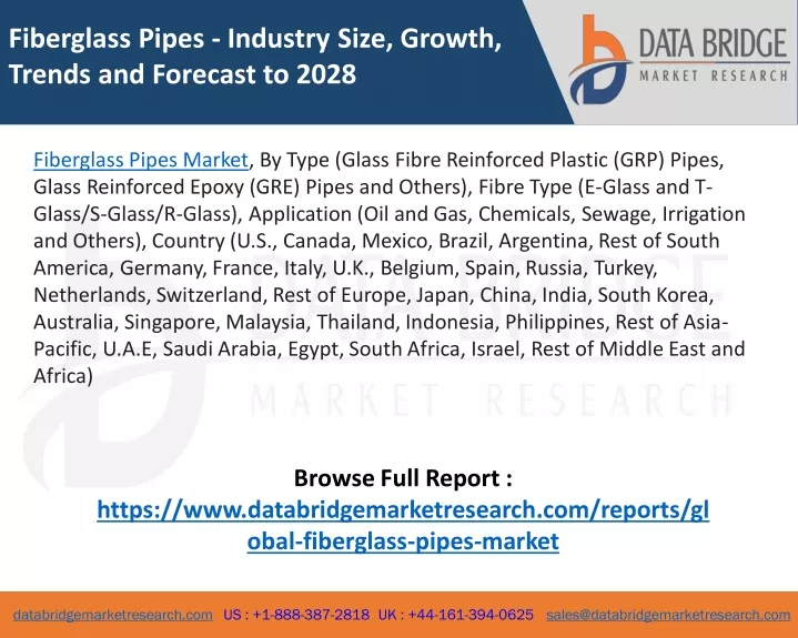 fiberglass pipes industry size growth trends