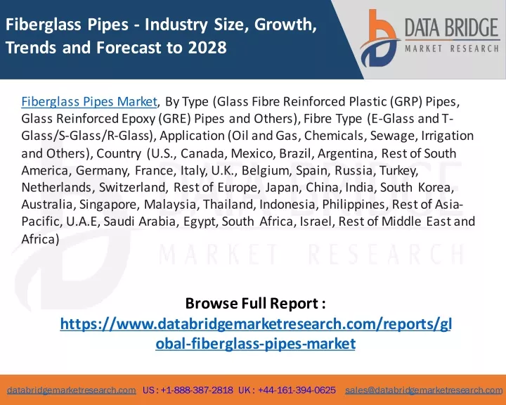 fiberglass pipes industry size growth trends