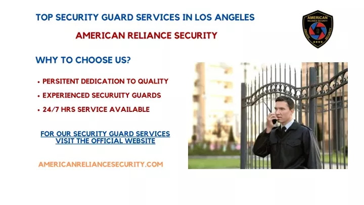 top security guard services in los angeles
