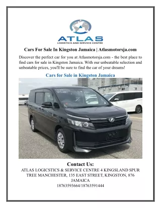 Cars For Sale In Kingston Jamaica | Atlasmotorsja.com