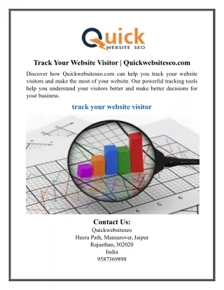 track your website visitor quickwebsiteseo com