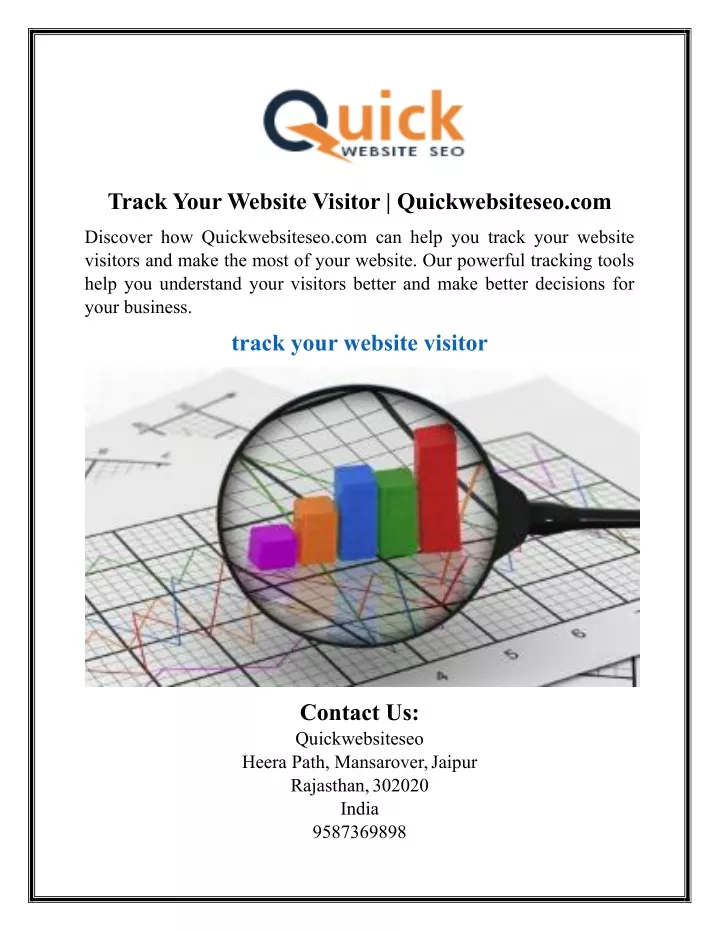 track your website visitor quickwebsiteseo com