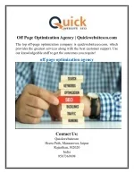 Off Page Optimization Agency | Quickwebsiteseo.com - slide 1
