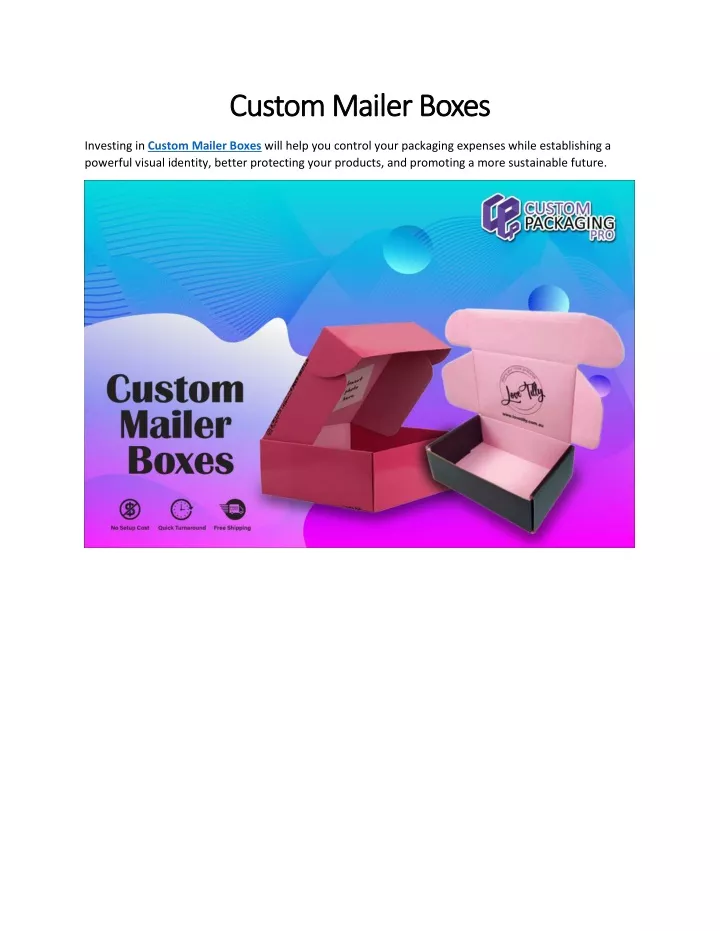 custom mailer boxes custom mailer boxes