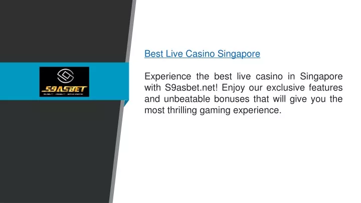 best live casino singapore experience the best