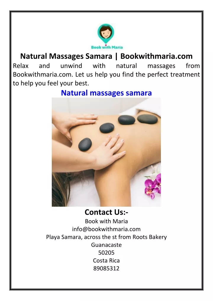 natural massages samara bookwithmaria com relax