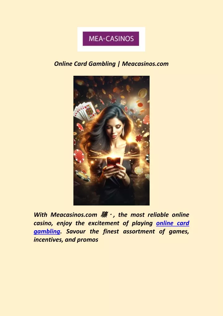 online card gambling meacasinos com