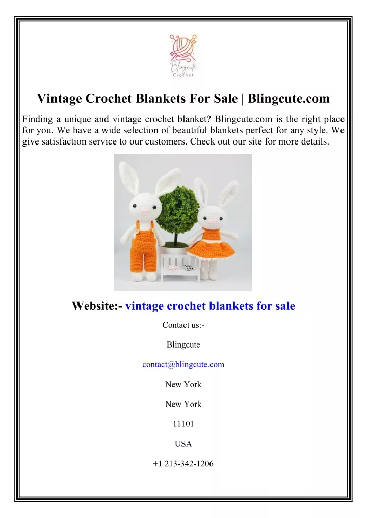 vintage crochet blankets for sale blingcute com