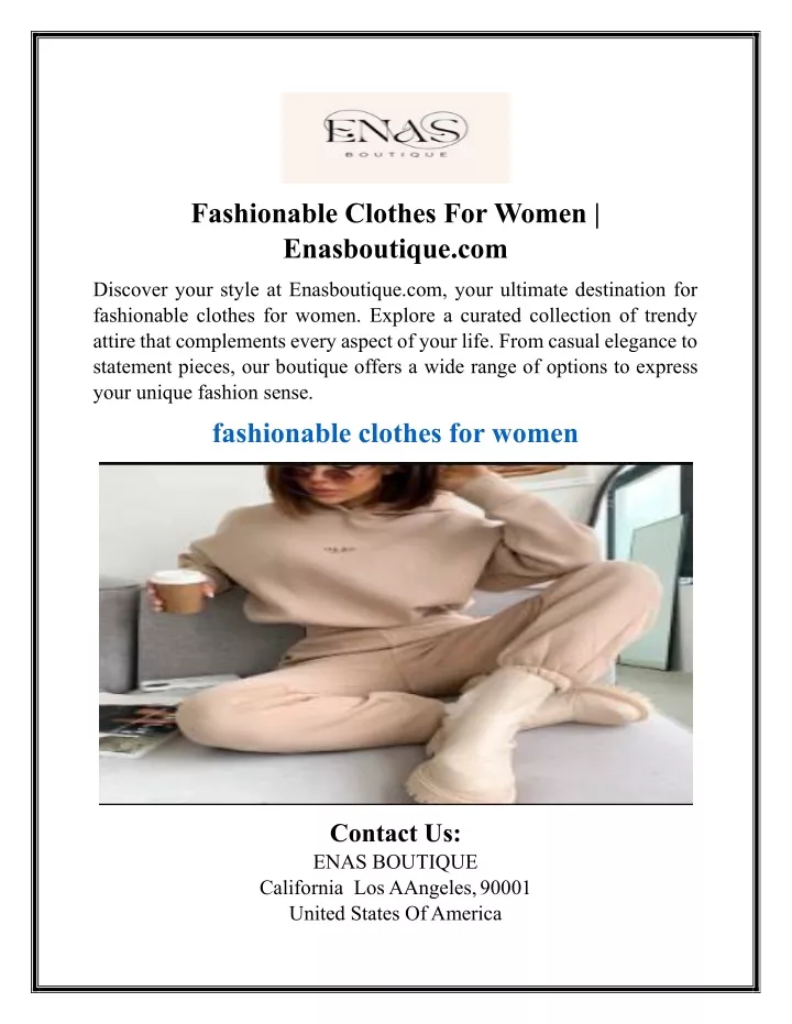 fashionable clothes for women enasboutique com