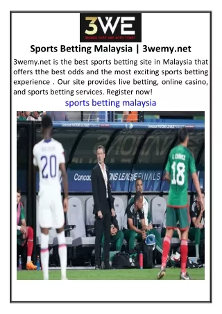 Sports Betting Malaysia  3wemy.net