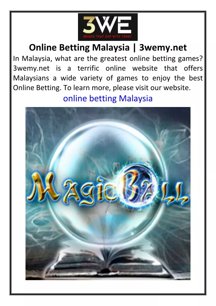 online betting malaysia 3wemy net in malaysia