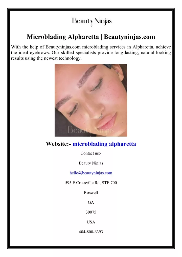 microblading alpharetta beautyninjas com