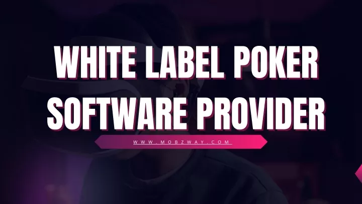 white label poker software provider