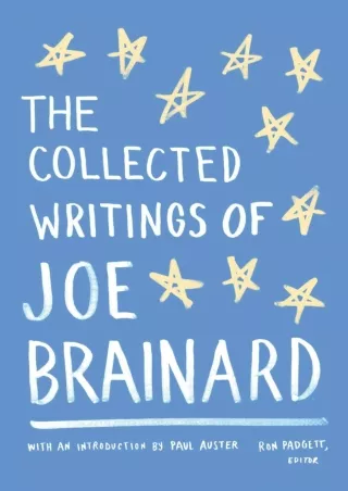 Download ⚡️ The Collected Writings of Joe Brainard: A Library of America Special Publicati