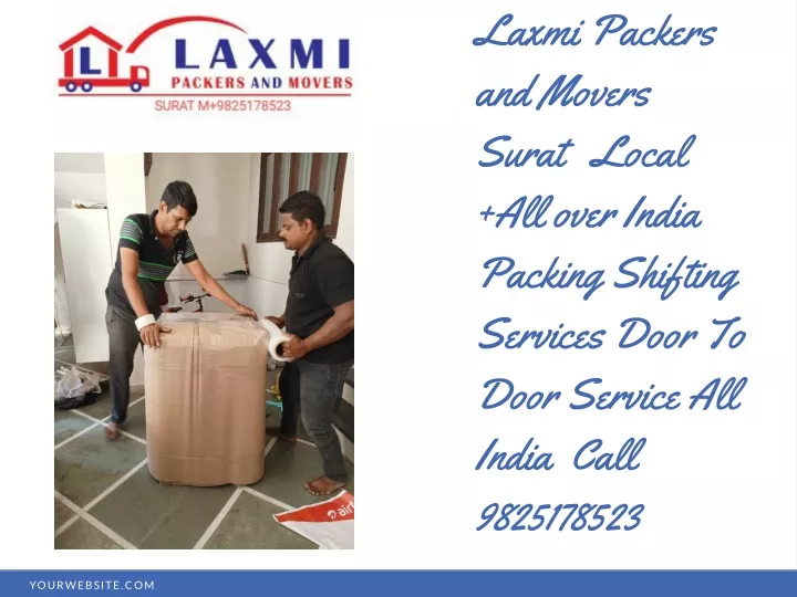 laxmi packers and movers surat local all over