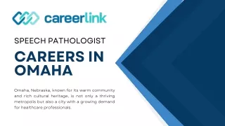 speech pathologist careers in omaha