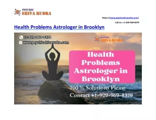 Health Problems Solution Astrologer in Brooklyn