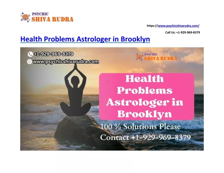 health problems astrologer in brooklyn