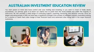 Australian Investment Education Review