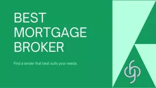 Best Mortgage Broker Surrey