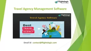 Travel Agency Management Software