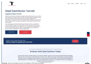 What Are the Key Products and Services Offered by Tarneit's Steel Distributor