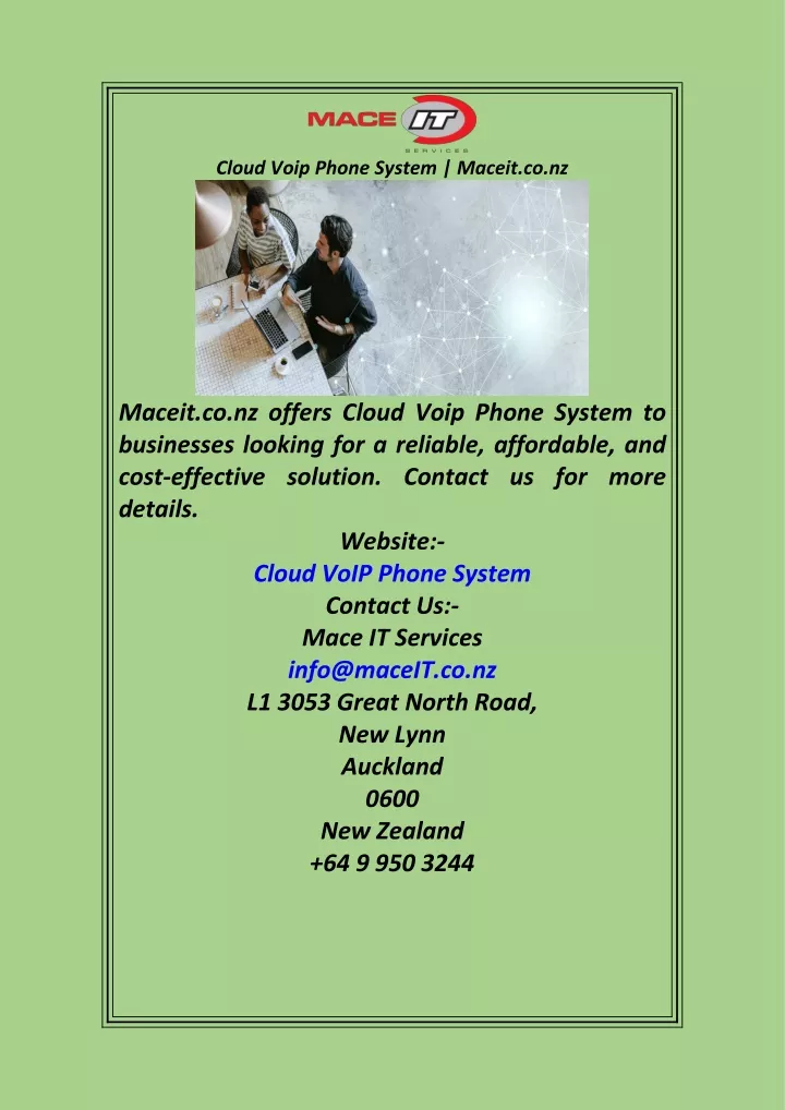 cloud voip phone system maceit co nz
