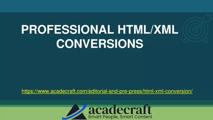 professional html xml conversions
