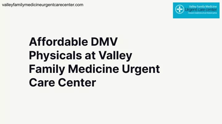 valleyfamilymedicineurgentcarecenter com