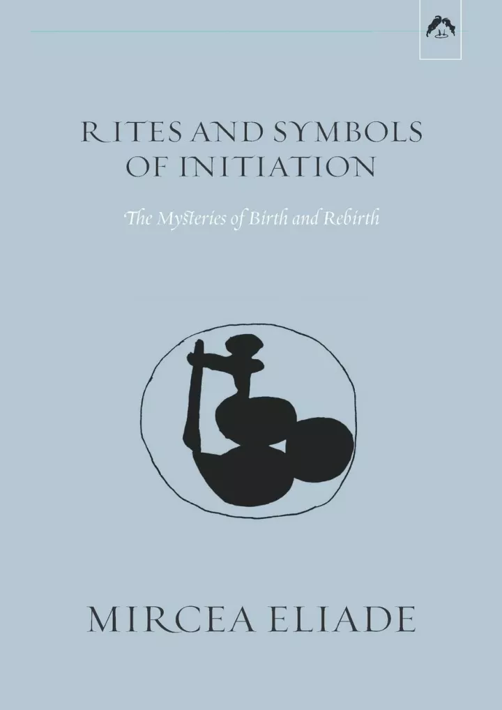 download book pdf rites and symbols of initiation