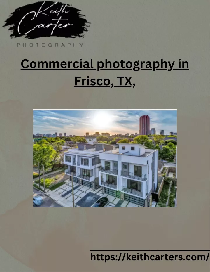 commercial photography in frisco tx