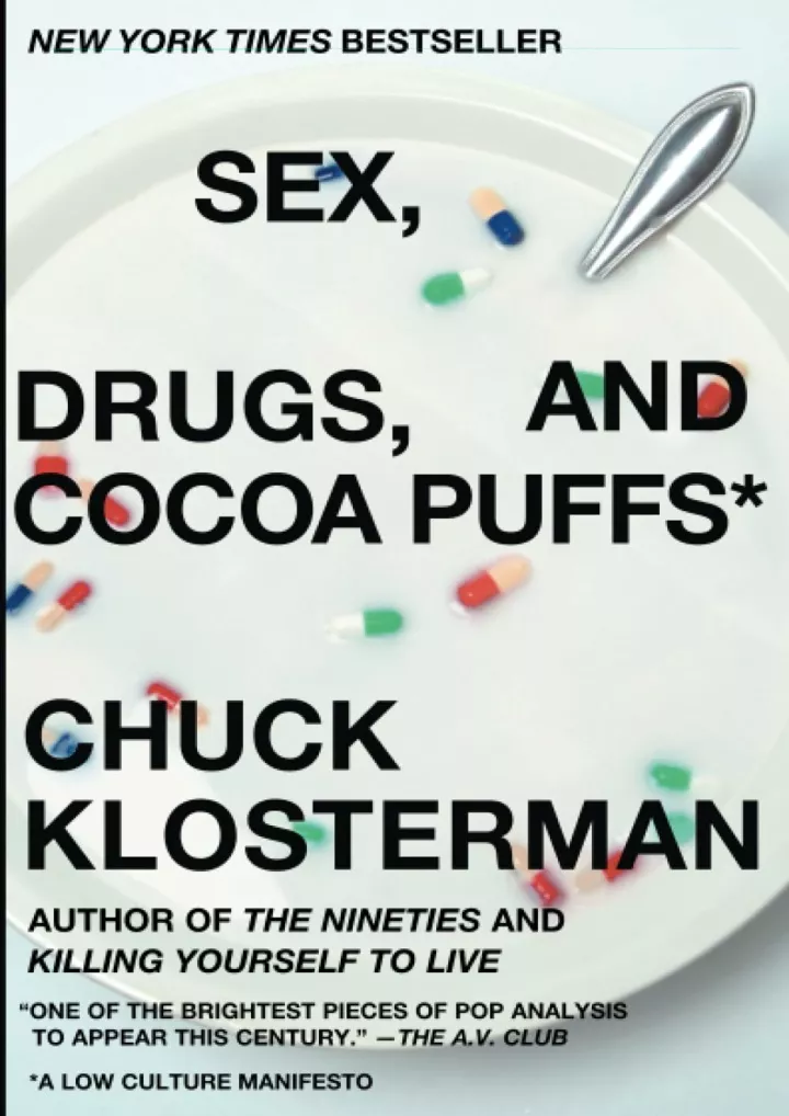 read pdf sex drugs and cocoa puffs a low culture